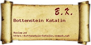 Bottenstein Katalin névjegykártya